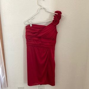 Red rose dress
